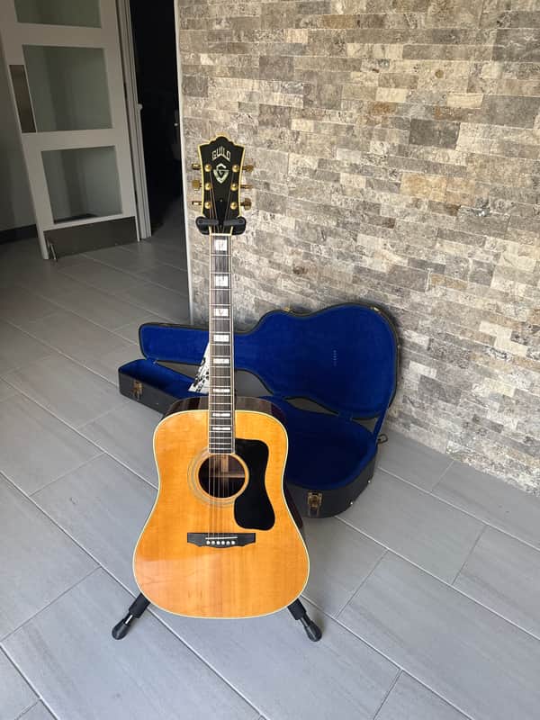 1977 Guild D-55 NT Rosewood Natural image 1
