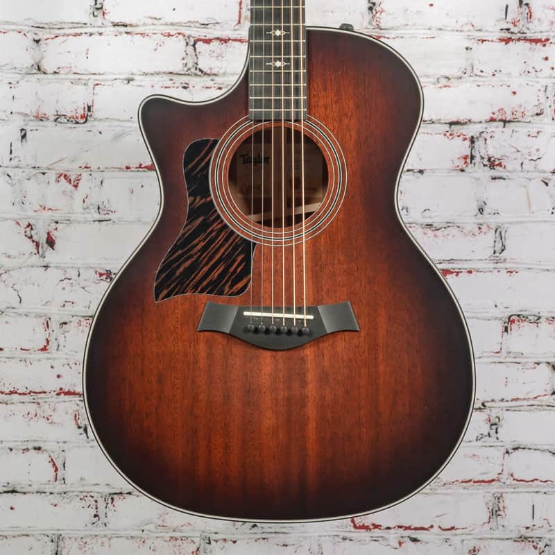 Taylor - (2025) 324ce SEB - Left-Handed Acoustic-Electric Guitar - Mahogany/Mahogany - Shaded Edgeburst Top - w/ Hardshell Case - x5013 image 1