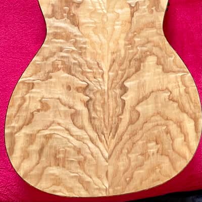 Dean EQABA-GN Exotica Quilt Ash Acoustic Bass with Aphex Electronics 2010s - Gloss Natural image 5