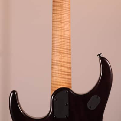Musicman JP15 Electric Guitar - Roasted Maple Fingerboard, Flame Trans Black Burst image 13