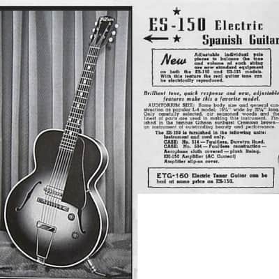 Gibson ES150 1940-43 Sunburst post-Charlie Christian with original P-13 pickup image 20