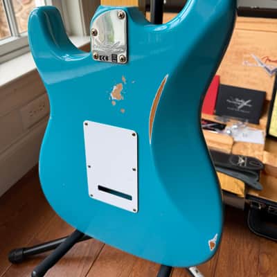 2025 Fender Custom Shop Stratocaster Pro Relic - Taos Turquoise image 11