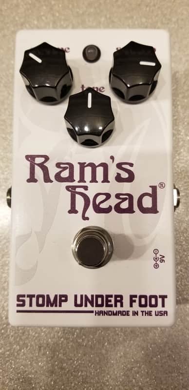Stomp Under Foot Ram's Head (Violet Version) Fuzz Pedal image 1