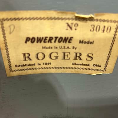 Rogers 10" deep X 14" head Marching Snare Drum (175-1265) 60's - Red Sparkle Bild 11