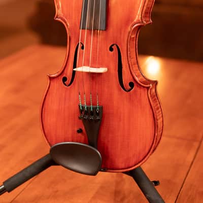 Beautiful 1924 Handcrafted 16" Viola by Jacob Lundh + Bow (with Appraisals) image 3