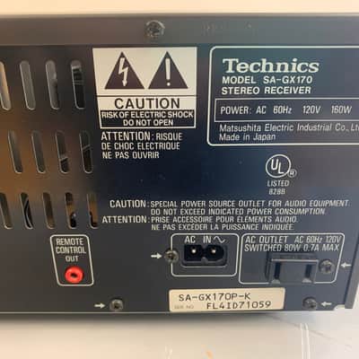 Technics SA-GX170 Stereo receiver * 1994 * 60W RMS image 13