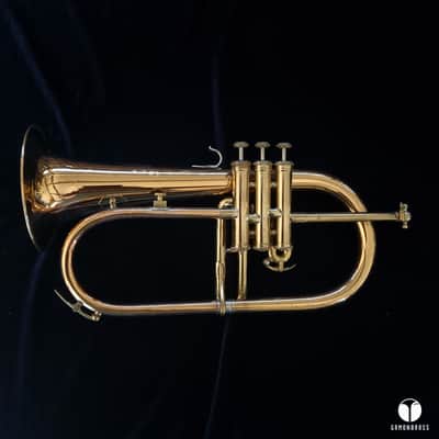F.E Olds L12 flugelhorn Re-o-Loy #17 mouthpiece case GAMONBRASS imagen 18