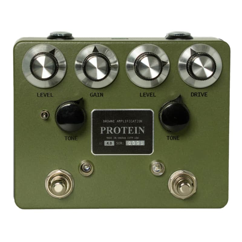 Browne Amplification Protein Dual Overdrive V4 in Green, BRAND NEW IN BOX WITH WARRANTY! FREE SHIPPING IN THE U.S.! image 1