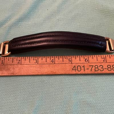 NOS leather guitar case handle for Hiscox Calton mark leaf skb gator crossrock gibson custom shop case les paul image 20