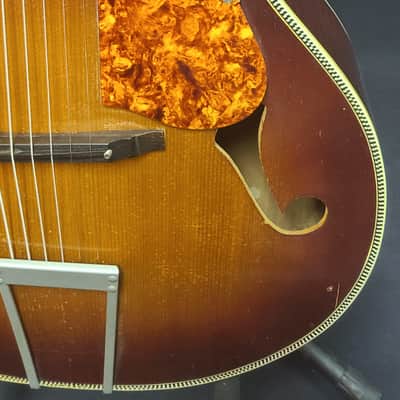 Silvertone Crest 1960s - Tobacco brown sunburst image 7