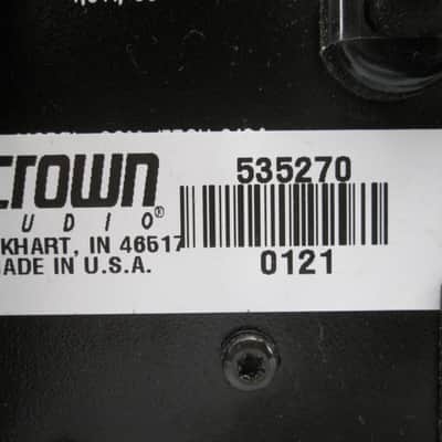 Crown Com-Tech 410 2-Channel Commercial Power Amplifier 1990s - Silver and Black image 4