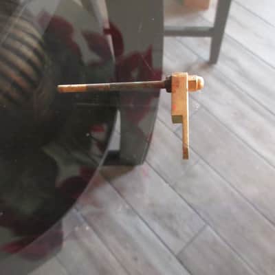 Gibson Vintage Gold Archtop Pickguard Bracket & Screw As Is Has Wear image 1
