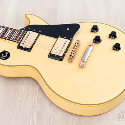 1983 Burny RLC-60 Custom Vintage Guitar Cream White w/ Case, Japan Fernandes image 9