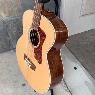Guild B-140E Acoustic Bass, Natural Satin image 8