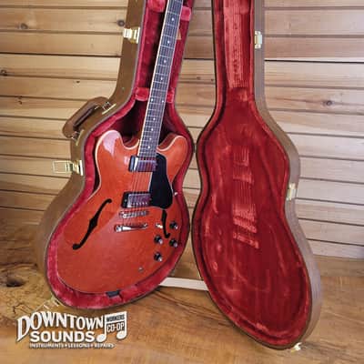 Gibson ES-335 Semi-Hollow Electric Guitar with Gibson Hard Case  - Watermelon image 7
