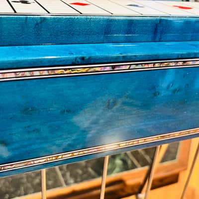 Vintage Sho Bud Super Pro 1981 - “Blue Darlin”Custom Flame Maple image 10