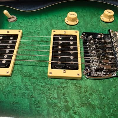 1989 Andy Farrell EVH Eddie Van Halen Signature British Racing Green Burst British UK Custom Shop Boutique Luthier Masterbuilt Master Built Electric Wolfgang Guitar Pre-Music Man Pre-Peavey PRE-PRODUCTION PROTOTYPE image 11
