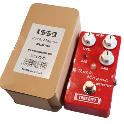 Tone City Rock Magma Distortion Super Sustain Guitar Effect Pedal Bild 5