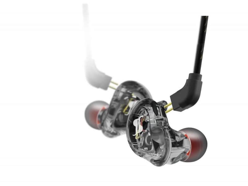 Stagg SPM-235 BK Dual Driver Sound Isolating In Ear Monitors with Case -Black image 1