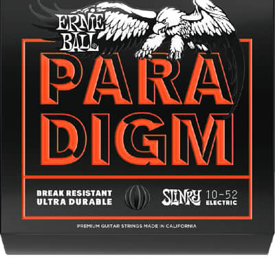 Ernie Ball Paradigm Skinny Top Heavy Bottom Slinky Electric Guitar Strings 10-52 image 3