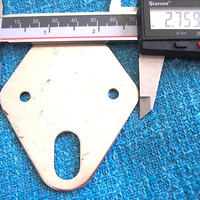 Bass Drum Leg Spur Mounting Bracket Backing Plate - USED image 4