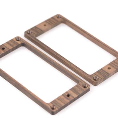 Tone Ninja Pickup rings (2) for PRS Hardtail guitars - Macassar Ebony wood