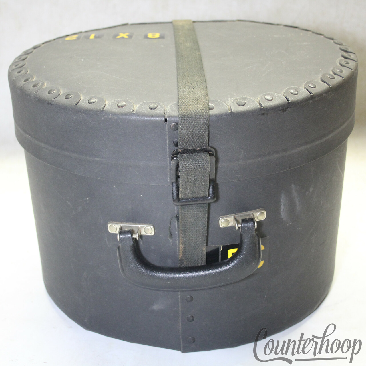 Rack Tom Drum Case 8x 12" Hard Shell Fibre Professional 14x10+2.5 — main photograph