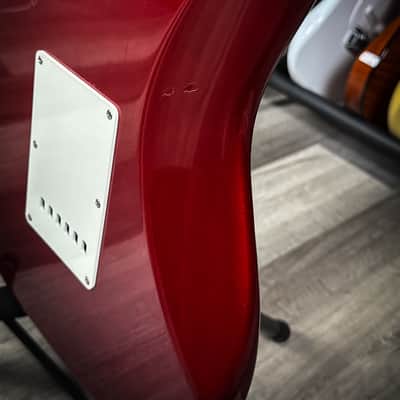 Squier Affinity Stratocaster SSS - Candy Apple Red image 7