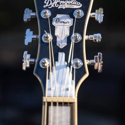 D'Angelico Premier Bedford SH (Modded) - Navy Blue image 4