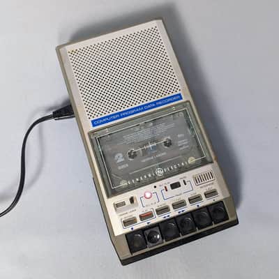 General Electric 3-5158A Portable Computer Program Data Recorder / Tape Cassette Player image 1