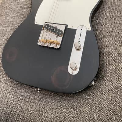Esquire 1 3/8” Knotty Pine Body ‘59 Les Paul sized neck Custom Build image 16