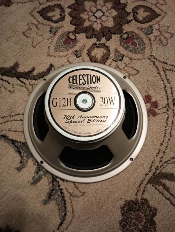 Celestion T4534 G12H 70th Anniversary 12" 30-Watt 16 Ohm Replacement Speaker 2010s - Gold image 1