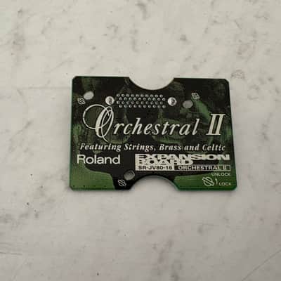 Roland SR-JV80-16 Orchestral II Expansion Board 1990s - Green