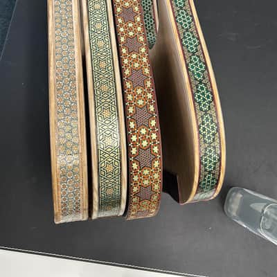 Cithara Lyre Harp with Inlay Ancient Techniques - 12 Strings image 6