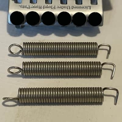 2000's Jackson Dinky Guitars JT-580LP Takeuchi Brushed Chrome Licensed Floyd Rose Tremolo Guitar Bridge image 3