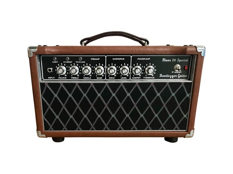 BootLegger Guitar Blues 20 Head Dumble Hand Wired Tube Amp 2023 - Brown image 1