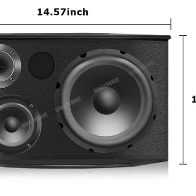 Singtronic Vocalist Bookshelf 1500W Karaoke Speaker - Thumbnail 4