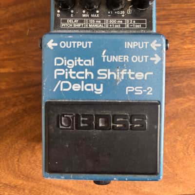 Boss PS-2 Digital Pitch Shifter/Delay (Blue Label) 1987 - 1992 - Blue image 1