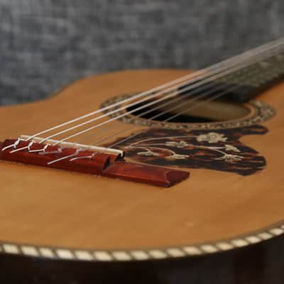 Early 1900's French Parlor Guitar - Mirecourt René Gérome Salon, Gypsy Parlor - Romantic Nylon String image 17