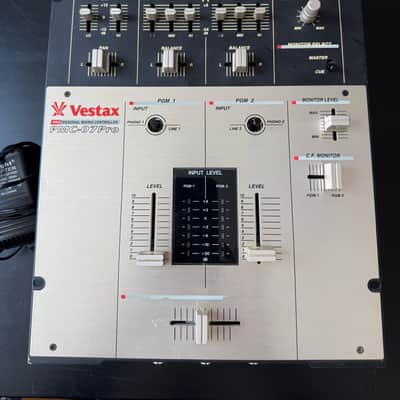 Vestax PMC-07 PRO 2 Channel DJ Mixer w Power Supply image 1