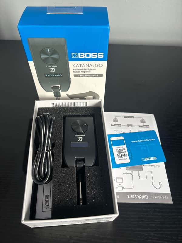 Boss KATANA:GO V1 Personal Headphone Guitar Amplifier 2024 - Black image 1