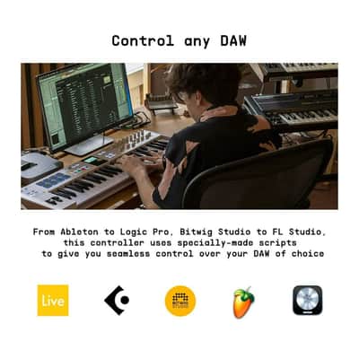 Arturia KeyLab Essential 49 mk3 MIDI Keyboard Controller with Custom DAW Scripts and 5 User Presets Tailored for FL Studio, Logic Pro, Ableton Live, Cubase, and Bitwig Studio (White) image 5