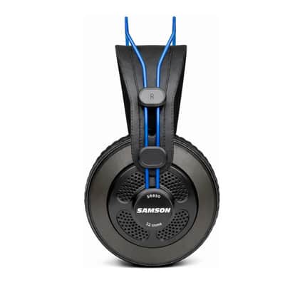 SAMSON SR850B Professional Studio Reference Headphones (Blue) image 2