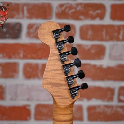 Charvel USA Custom Shop Special Edition Roasted San Dimas HS CT RST Quilted Maple Top Chlorine Burst 2024 w/OHSC (B-Stock) image 10