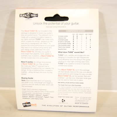 Graph Tech Black TUSQ XL PT-1400-00 Slotted 5-String Bass Nut — Self Lubricating Bild 5