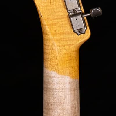 Fender Custom Shop LTD 1960 Telecaster Custom Heavy Relic Aged Sherwood Green/3-Tone Sunburst - CZ560407-7.25 lbs image 6
