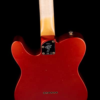 Pre Owned 2024 Fender Custom Shop Postmodern Telecaster HS Journeyman Relic Faded Aged Candy Tangerine With OHSC image 10