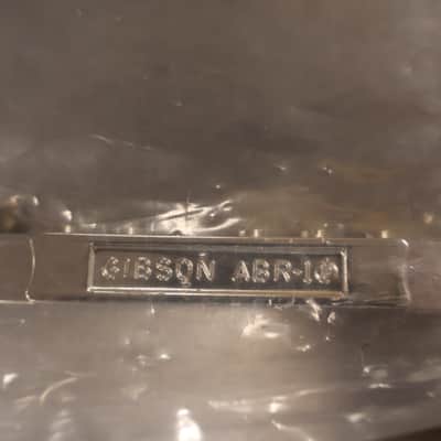 Gibson PBBR-059 Historic Spec Non-wire ABR-1 Bridge (Nickel) image 3