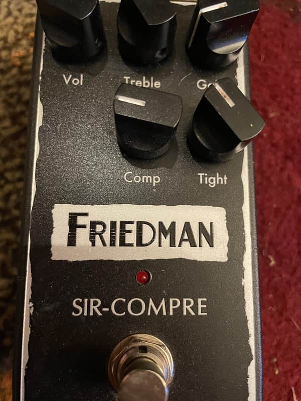 Friedman Sir-Compre Optical Compressor with Overdrive 2010s - Black image 1