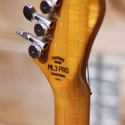 Chapman ML3 Pro Traditional Semi-Hollow 2019 - Vintage Honey Burst image 13